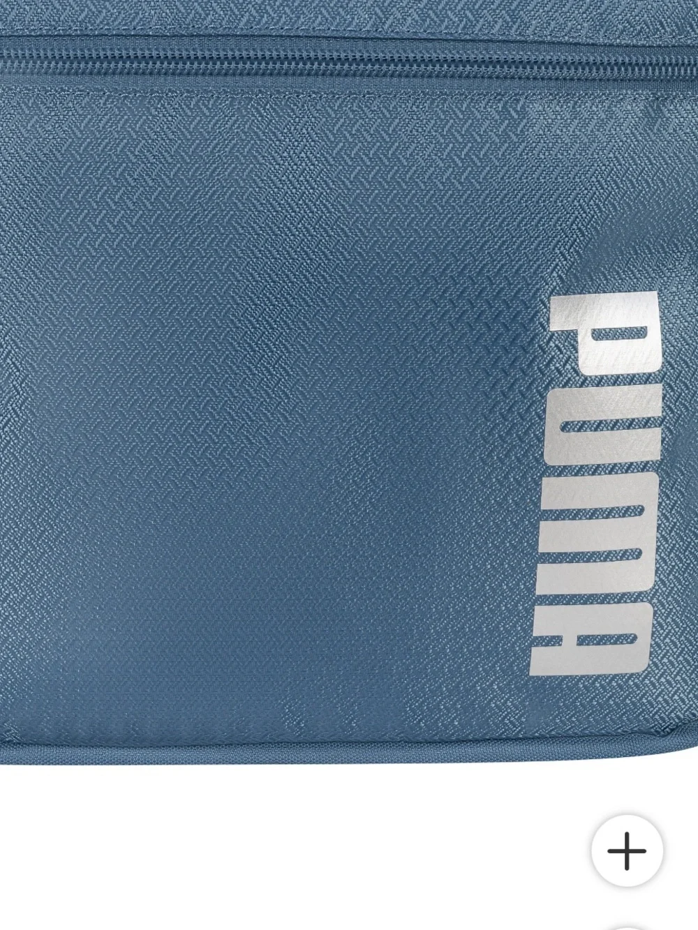 Puma Light Blue Text Logo Backpack . Unlimited